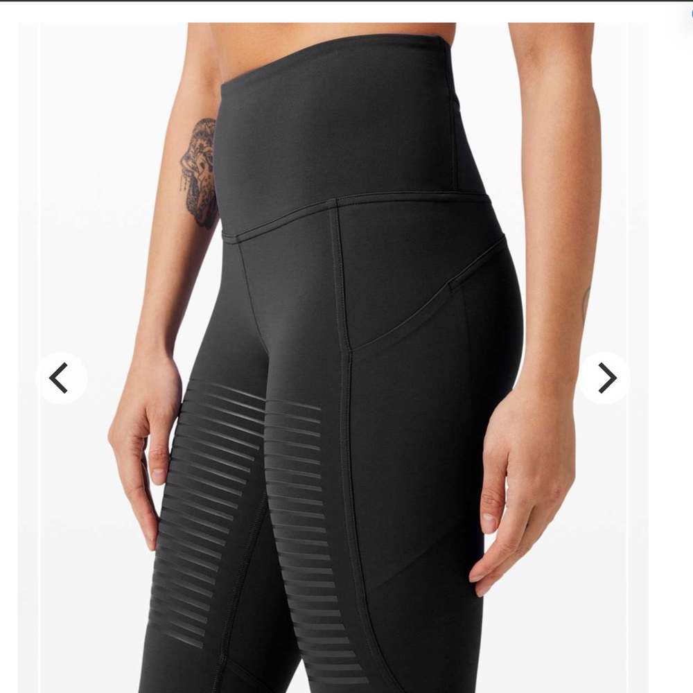 LULULEMON Rogue Renegade high rise leggings Sz 6 NWOT black pants
